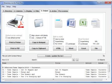 Directory List & Print Pro 4.40 (Repack & Portable)