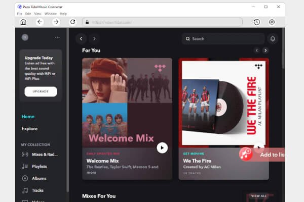 Pazu Tidal Music Converter 1.7.1 (Repack & Portable)