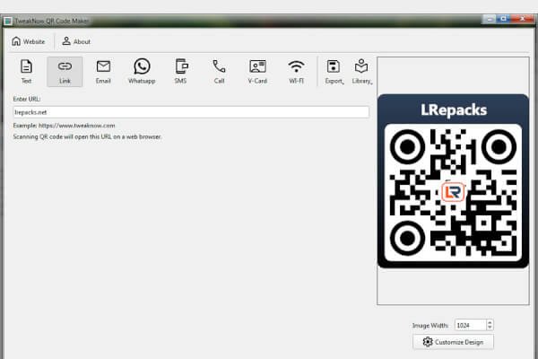 TweakNow QR Code Maker 4.1.0 (Repack & Portable)